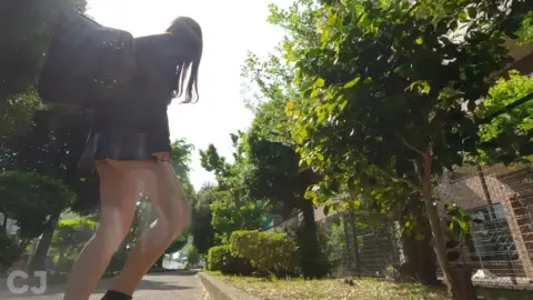 Blonde Teen Outdoor Adventure