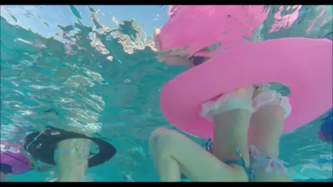 Blonde Babes in Swimwear Fun