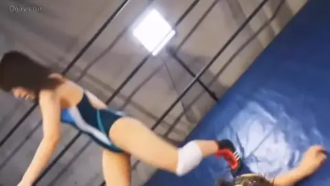 Wrestling Match in Swimsuit