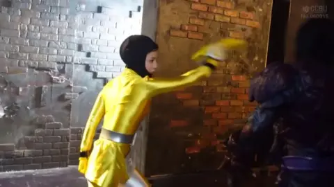 Asian Women Fight with Weapons