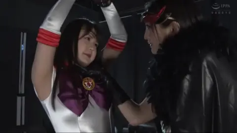 Sailor Moon Cosplay Erotic Scene in Ancient Temple