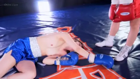 Fighting and Boxing Match with Knockout