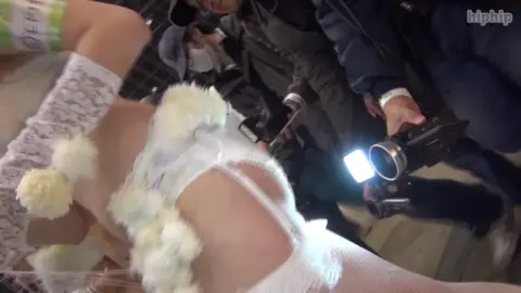 Asian Women in Lingerie Dancing and Posing