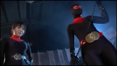 Asian Lesbians Kissing in Costumes