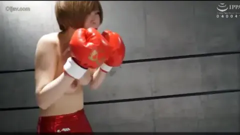 Asian Women Boxing Match Topless