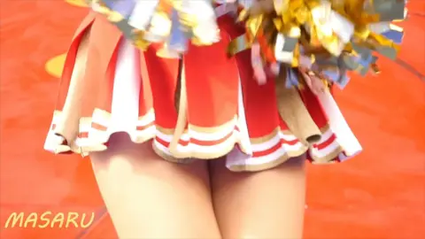 Asian Cheerleaders in Steamy Outdoor Stunt