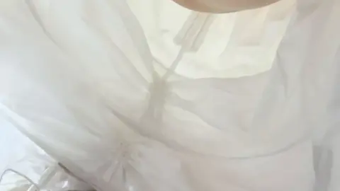 KFC: Beautiful girl in wedding dress fucked