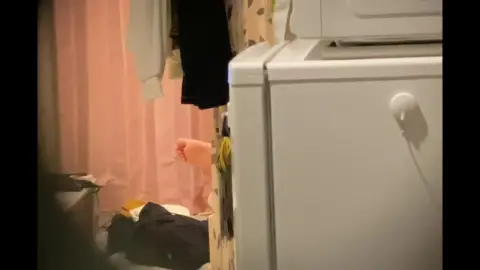 Blonde Teen Shows Off Nude in Bathroom