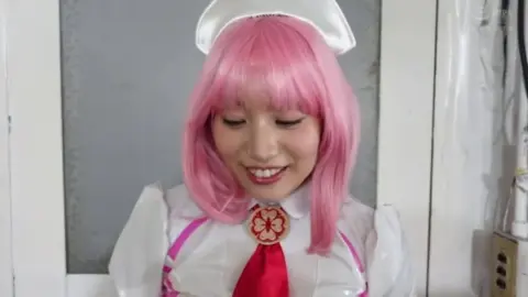 Asian Nurse Cosplay Erotic Scene