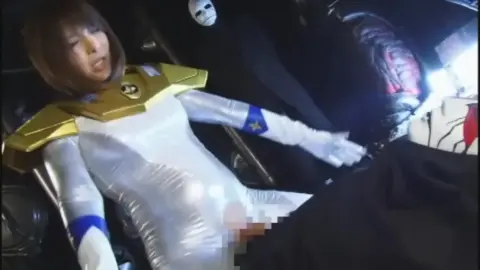 Asian Couple in White and Gold Costume Intimate Scene