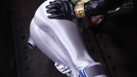 Asian Cosplay Warriors Engage in Sword Fights