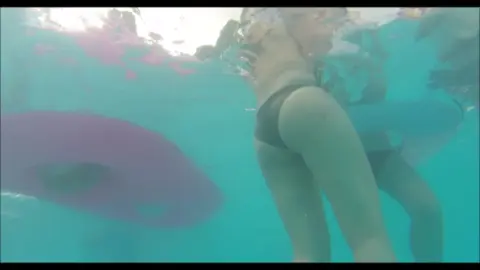 Blonde Babes Underwater Pool Play