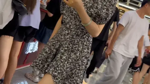 KFC – Floral Dress Schoolgirl Shopping Fuck