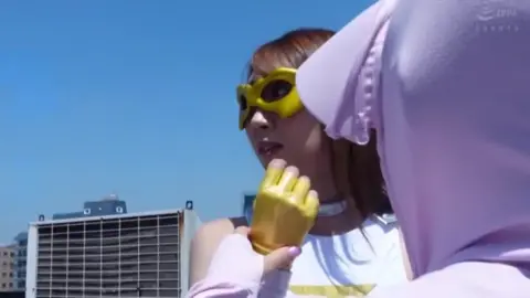 Asian Cosplay Duo Intimate Encounter