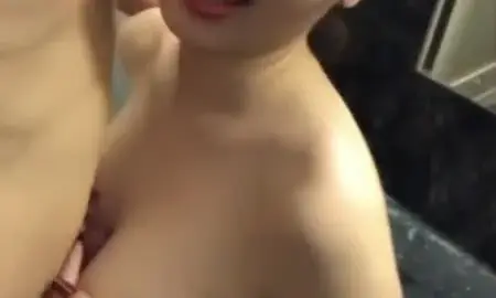 Asian Couple Shower Intimacy