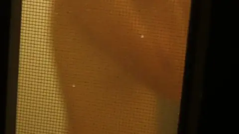 Caucasian Man Showering and Drying Off