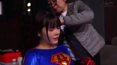 Asian Superheroines in Cosplay Fight