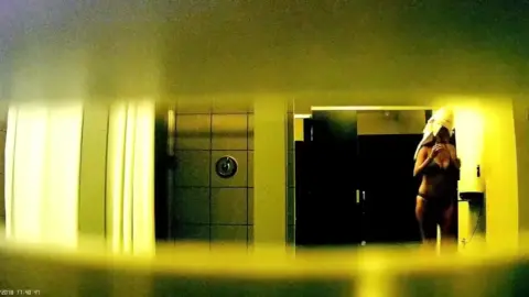 Hidden Shower Room – Nude and Masturbating