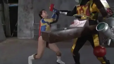 Asian Cosplay Fight Scene