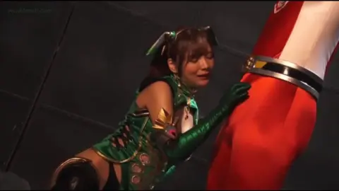 Asian Couple in Revealing Costumes