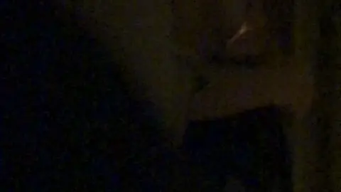 Asian Girl Drying Off in Bathroom