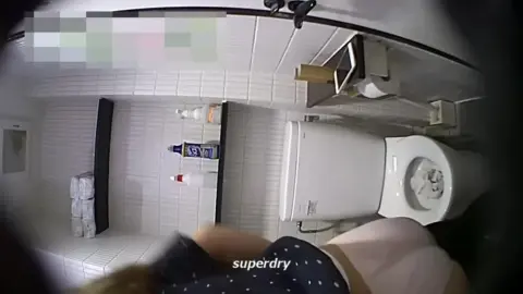 Asian Girl Masturbates in Bright Bathroom