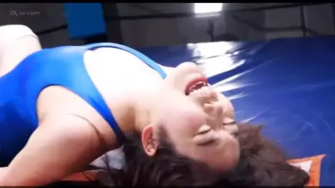 Asian Lesbians Wrestling in Leotards