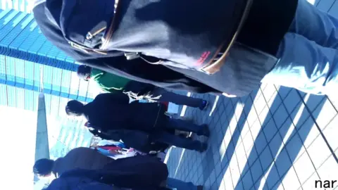 Asian Cosplay Encounter on Street