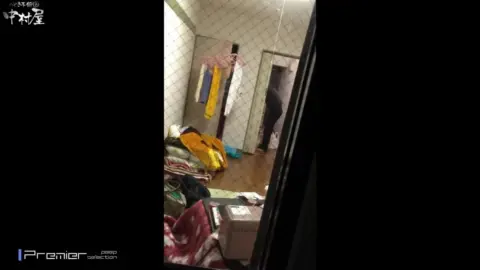 Asian Teen Explores Bedroom and Bathroom