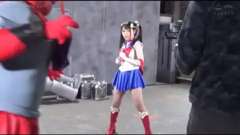Anime Cosplay Scene with Asian Performer