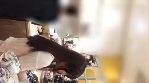 Asian Teen Tries On Clothes