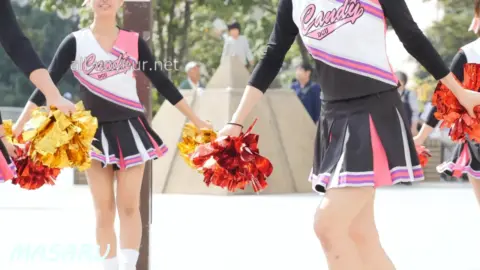 Asian Cheerleaders Outdoor Sex