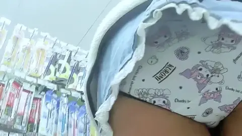 POV Shopping Tease with Asian Woman