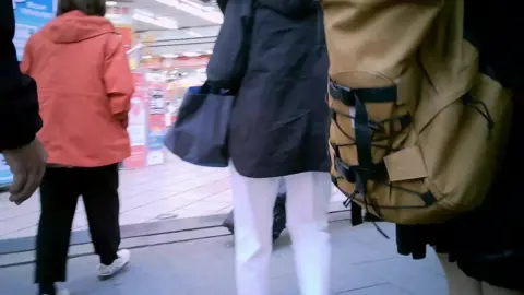 Asian Schoolgirls in Public Places