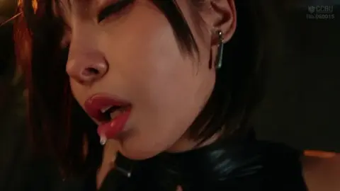 Asian Lesbians in Latex Bondage and Sex