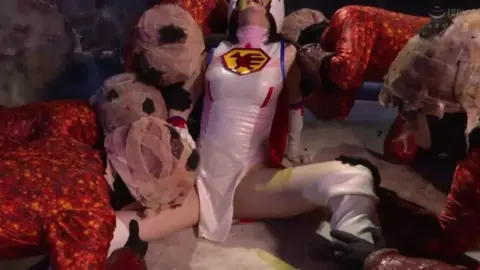 Asian Girls in Costume Fight and Bondage