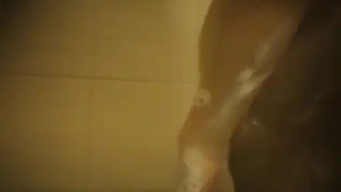 Blonde Bombshell in Intimate Bathroom Scenes