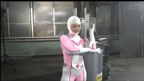 Asian Girls in Industrial Setting