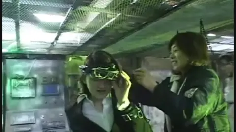 Asian Women in Futuristic Setting