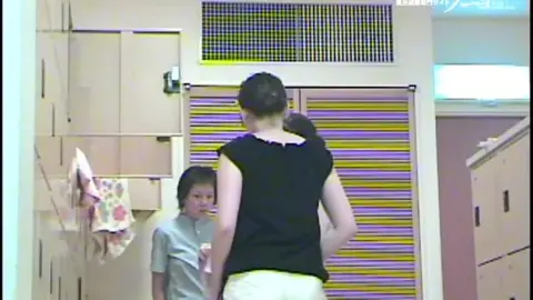 Asian Girls in Locker Room