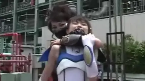 Asian Teens in Erotic Scenes with Costumes and Bangs