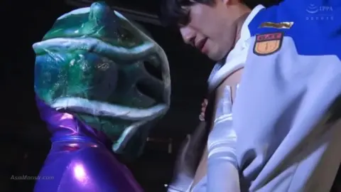 Asian Couple Intimate Moments in Dark Room