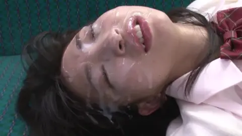 Asian Lesbians on Green Sofa