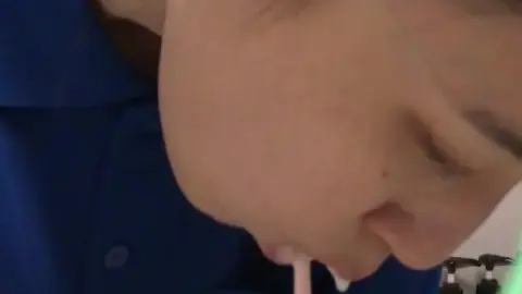 Asian Girl Masturbates in Bathroom with Vibrator