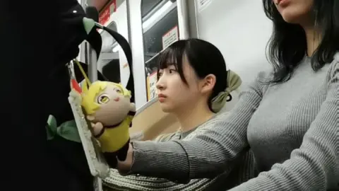 Asian Women Subway Encounter