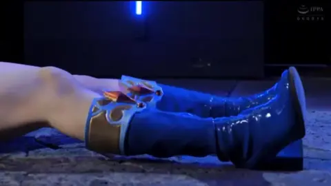 Asian Cosplay Bondage Scene