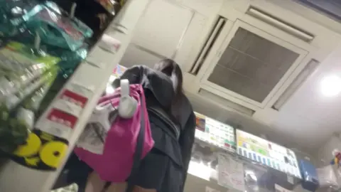 Blonde Asian Upskirt POV on Street