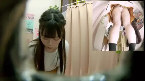Asian Girl Changing Clothes POV