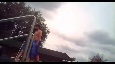 Cute tinky in the sauna fucked