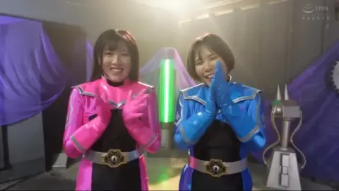 Asian Schoolgirls in Costume Play Together